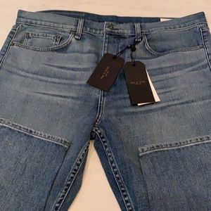 Rag and Bone Slim Mens Blue Jeans (Size 38)